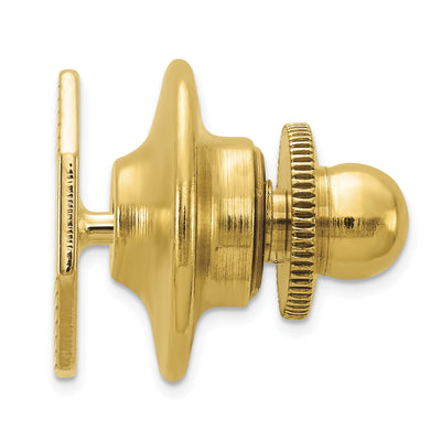 14K Men's Octagonal Grooved Tie Tac