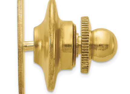 14k Men's Circular w/Line Design Tie Tac