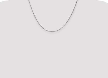 14k White Gold Chains Style W010 - Classique Jewelry Inc.
