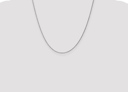14k White Gold Chains Style W010 - Classique Jewelry Inc.