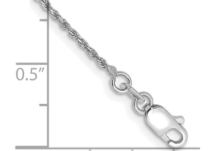 14k White Gold Chains Style W010 - Classique Jewelry Inc.