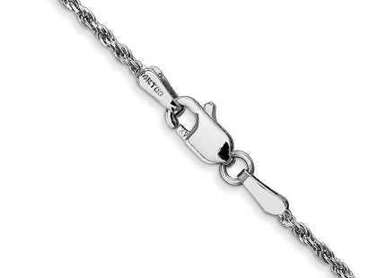 14k White Gold Chains Style W012 - Classique Jewelry Inc.