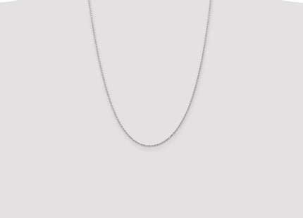 14k White Gold Chains Style W012 - Classique Jewelry Inc.