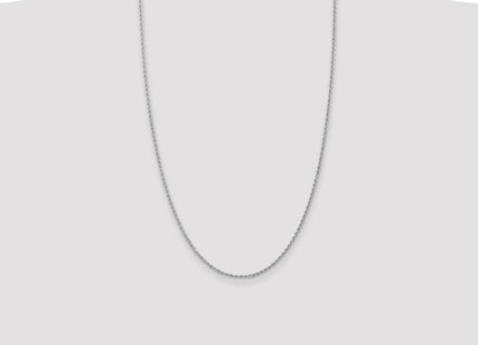 14k White Gold Chains Style W012S - Classique Jewelry Inc.