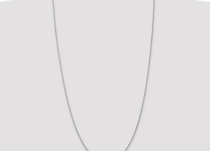 14K White Gold Regular Rope with Lobster Clasp Chain (Style W012S-30)