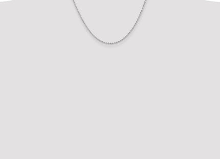 14K White Gold Regular Rope with Lobster Clasp Chain (Style W014S-18)