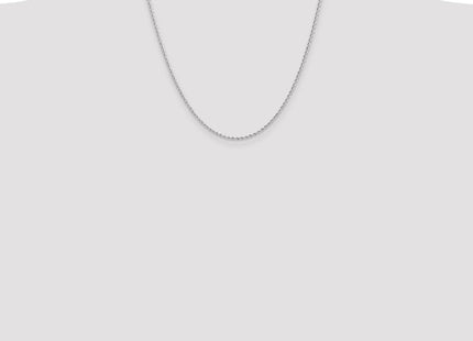 14K White Gold Regular Rope with Lobster Clasp Chain (Style W014S-20)