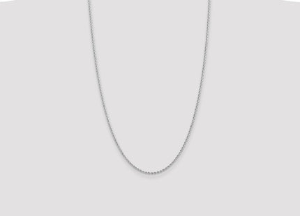 14k White Gold Chains Style W014S - Classique Jewelry Inc.