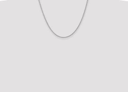 14K White Gold Regular Rope with Lobster Clasp Chain (Style W016S-20)