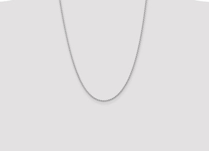 14k White Gold Chains Style W016S - Classique Jewelry Inc.