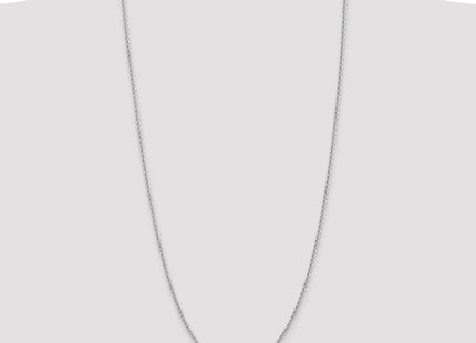 14K White Gold Regular Rope with Lobster Clasp Chain (Style W016S-30)