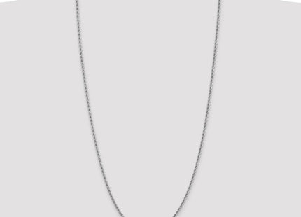 14K White Gold Regular Rope with Lobster Clasp Chain (Style W018S-30)