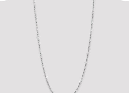 14K White Gold Regular Rope with Lobster Clasp Chain (Style W021S-30)