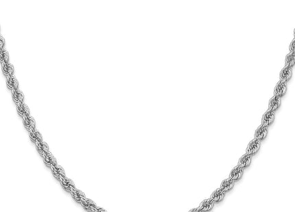 14k White Gold Chains Style W023S - Classique Jewelry Inc.