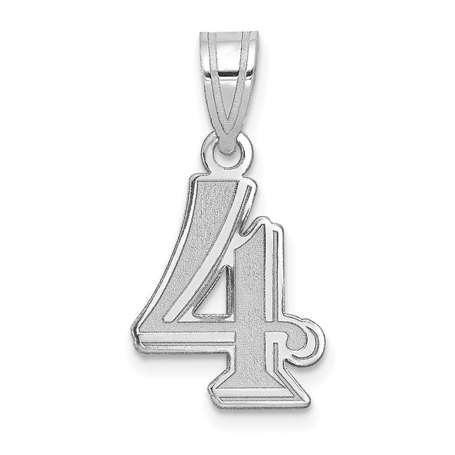 14k White Gold Pendants Style WAEN04 - Classique Jewelry Inc.