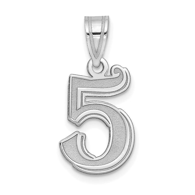 14k White Gold Pendants Style WAEN05 - Classique Jewelry Inc.