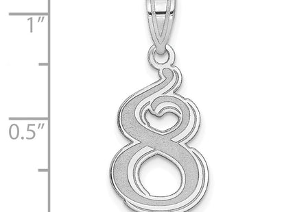 14k White Gold Pendants Style WAEN08 - Classique Jewelry Inc.