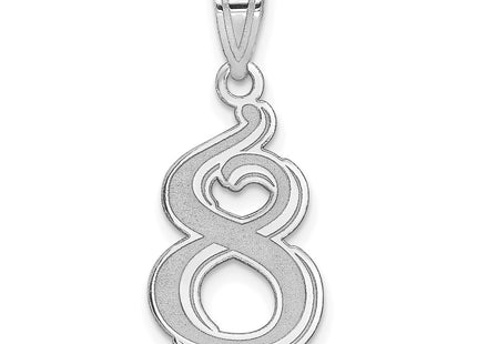 14k White Gold Pendants Style WAEN08 - Classique Jewelry Inc.