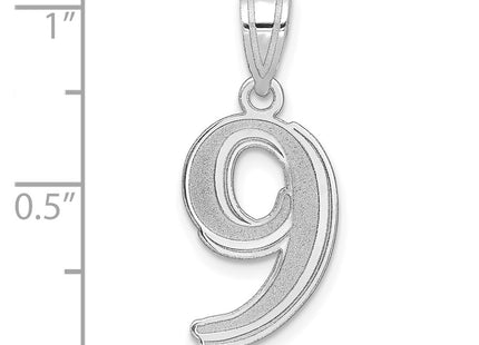 14k White Gold Pendants Style WAEN09 - Classique Jewelry Inc.