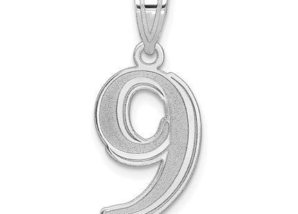 14k White Gold Pendants Style WAEN09 - Classique Jewelry Inc.