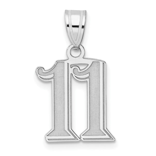 14k White Gold Pendants Style WAEN11 - Classique Jewelry Inc.