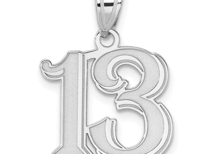 14k White Gold Pendants Style WAEN13 - Classique Jewelry Inc.