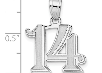 14k White Gold Pendants Style WAEN14 - Classique Jewelry Inc.