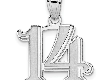 14k White Gold Pendants Style WAEN14 - Classique Jewelry Inc.