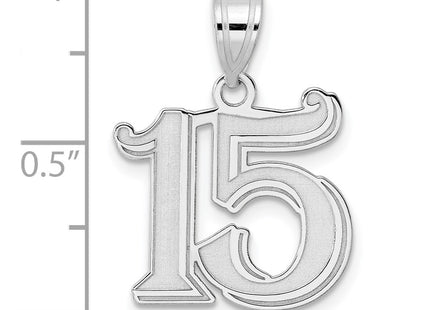 14k White Gold Pendants Style WAEN15 - Classique Jewelry Inc.