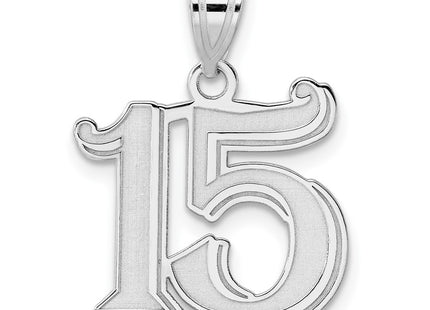 14k White Gold Pendants Style WAEN15 - Classique Jewelry Inc.