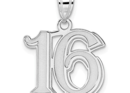 14k White Gold Pendants Style WAEN16 - Classique Jewelry Inc.