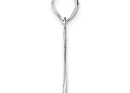 14k White Gold Pendants Style WAEN17 - Classique Jewelry Inc.