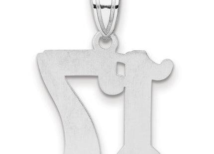 14k White Gold Pendants Style WAEN17 - Classique Jewelry Inc.