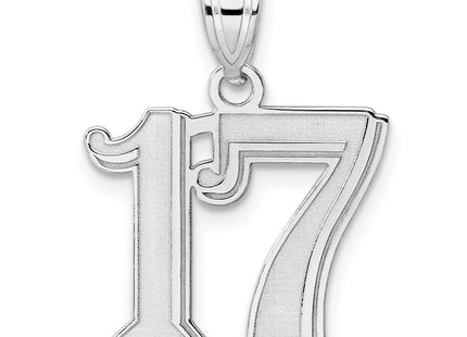 14k White Gold Pendants Style WAEN17 - Classique Jewelry Inc.