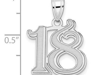 14k White Gold Pendants Style WAEN18 - Classique Jewelry Inc.