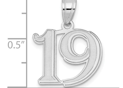 14k White Gold Pendants Style WAEN19 - Classique Jewelry Inc.