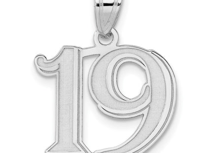 14k White Gold Pendants Style WAEN19 - Classique Jewelry Inc.