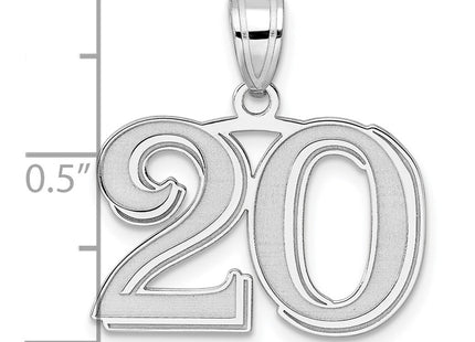 14k White Gold Pendants Style WAEN20 - Classique Jewelry Inc.