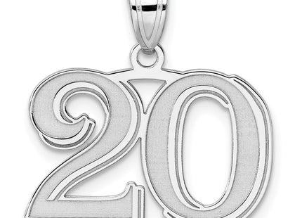 14k White Gold Pendants Style WAEN20 - Classique Jewelry Inc.