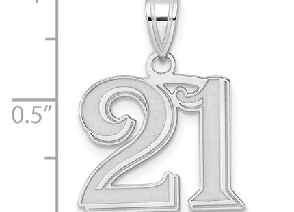 14k White Gold Pendants Style WAEN21 - Classique Jewelry Inc.