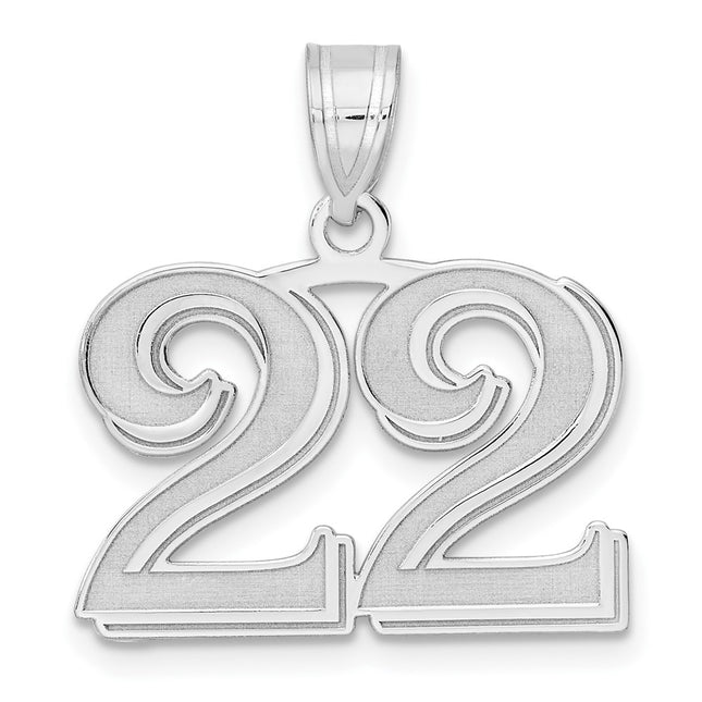 14k White Gold Pendants Style WAEN22 - Classique Jewelry Inc.