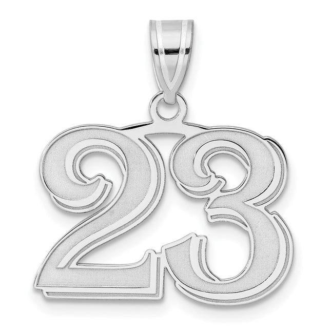 14k White Gold Pendants Style WAEN23 - Classique Jewelry Inc.