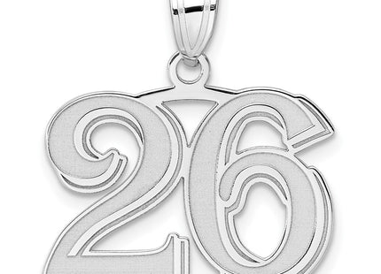 14k White Gold Pendants Style WAEN26 - Classique Jewelry Inc.