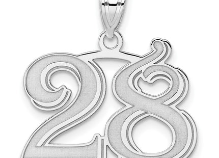 14k White Gold Pendants Style WAEN28 - Classique Jewelry Inc.