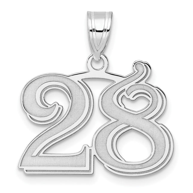 14k White Gold Pendants Style WAEN28 - Classique Jewelry Inc.