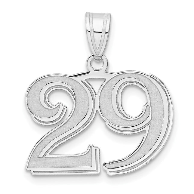14k White Gold Pendants Style WAEN29 - Classique Jewelry Inc.
