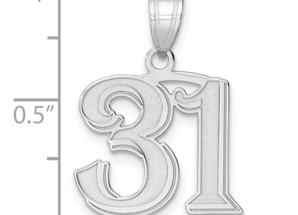 14k White Gold Pendants Style WAEN31 - Classique Jewelry Inc.