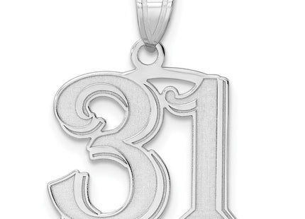 14k White Gold Pendants Style WAEN31 - Classique Jewelry Inc.