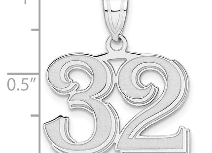 14k White Gold Pendants Style WAEN32 - Classique Jewelry Inc.