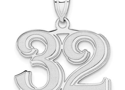 14k White Gold Pendants Style WAEN32 - Classique Jewelry Inc.